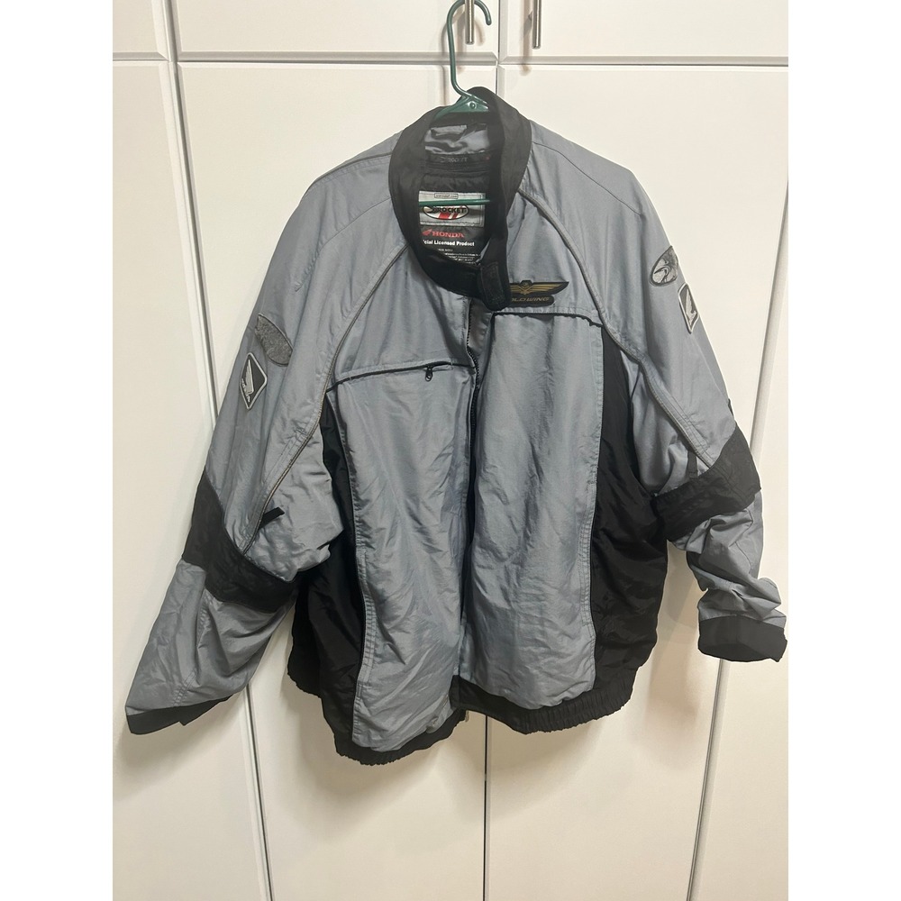 Joe Rocket Honda Goldwing Motorcycle Jacket Mens 5XL Grey Black Touring Riding
